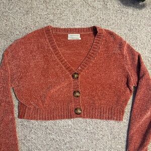 Urban Outfitters Rust Cardigan